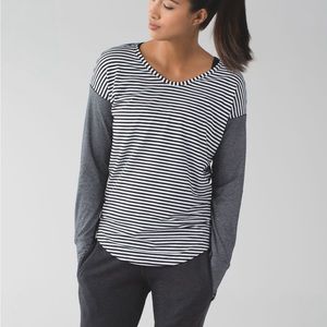 Lululemon Striped Weekend Long Sleeve